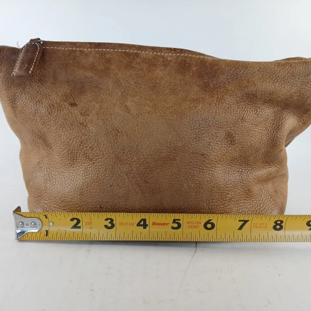 Tignanello Camel Brown Genuine Leather Purse Soft Shoulder Bag